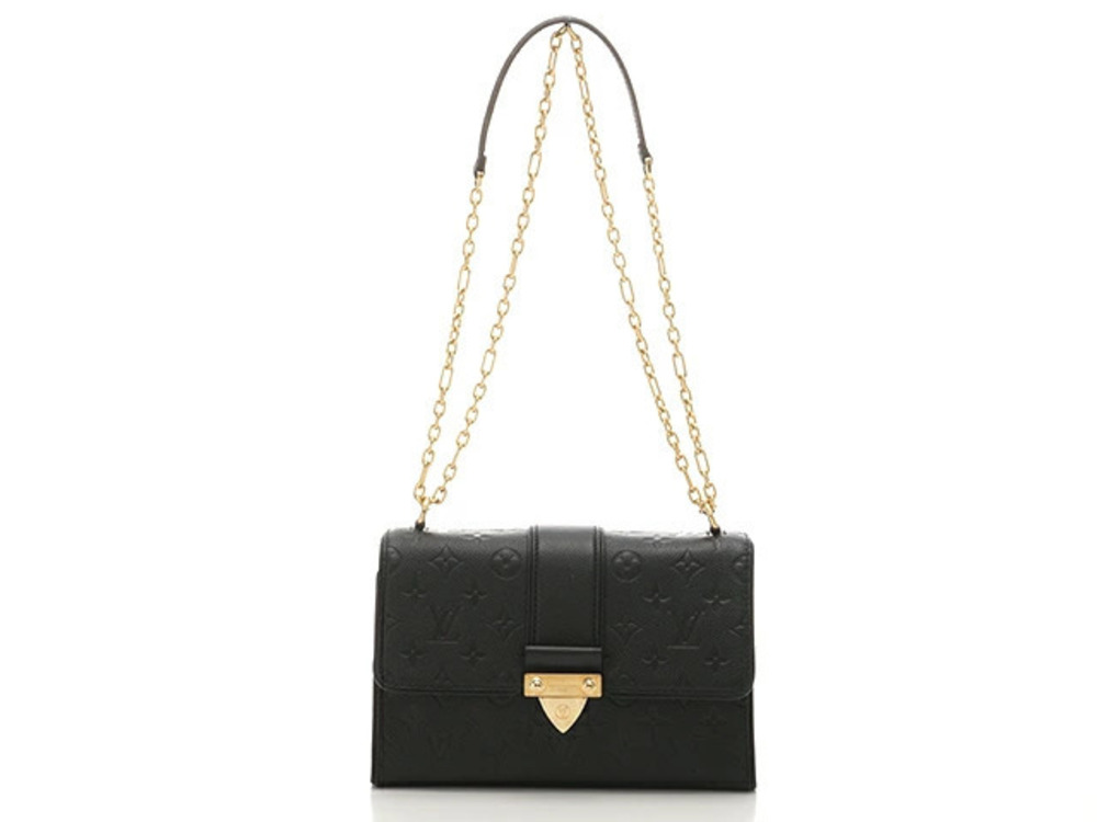 LOUIS VUITTON Shoulder Bag Saint Sulpice Monogram Empreinte Noir Black